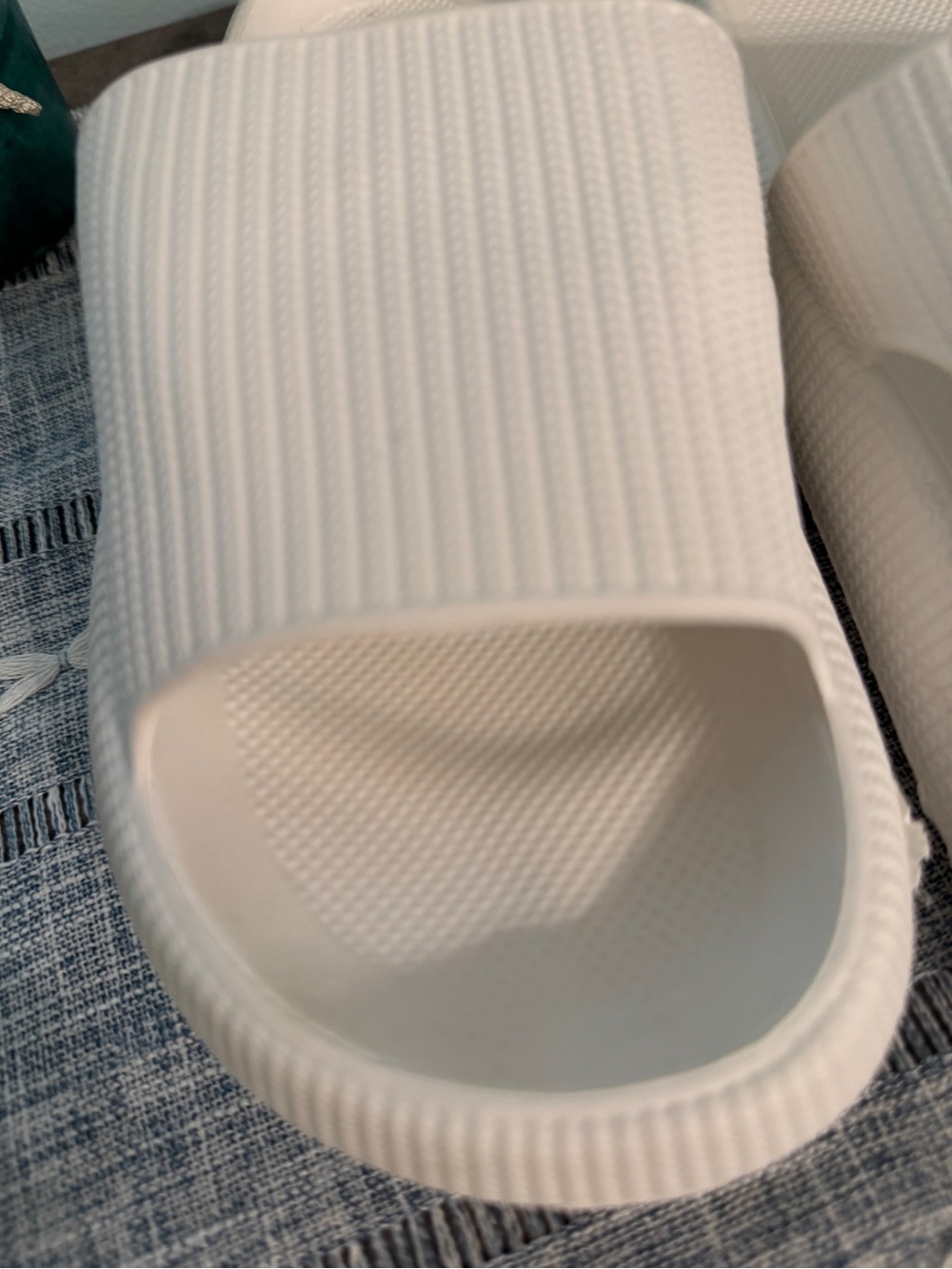 The Cloudies White Slide Mules - Comfortable Women’s Clogs - Picture 12 of 14